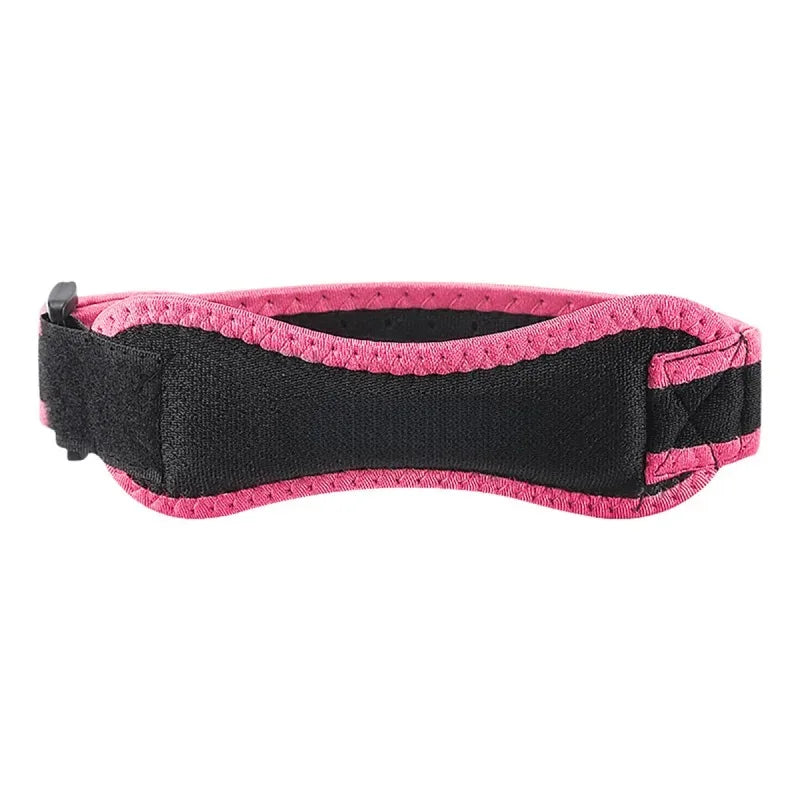 1pcs Sports Knee Patella Strap Adjustable Shock Absorbing Knee Brace Compression Knee Sleeve for Outdoor Athletic Training Oasis Select