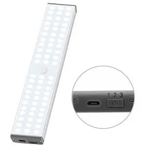 SHINEKNOT Motion Sensor LED Cabinet Light | USB Rechargeable