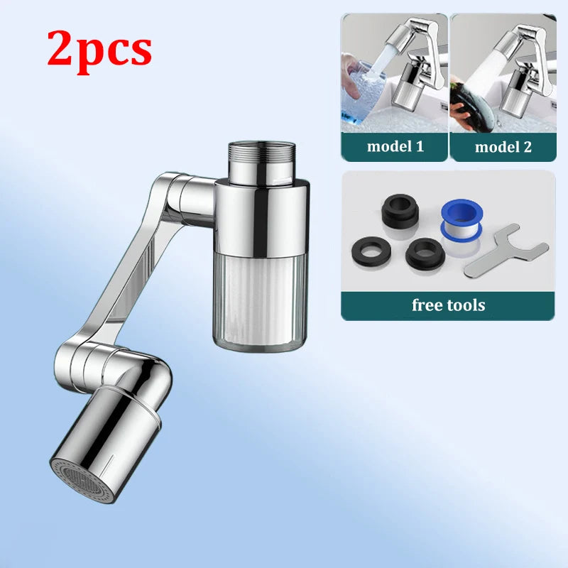 1080° Rotating Faucet Aerator Extender – Kitchen & Bathroom