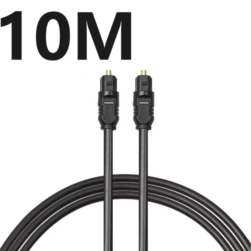 15m 10m 5m 3m 2m 1m CD DVD Gold-Plated Plug Cable Cord Toslink Optical Fiber Audio Cable Digital SPDIF Cable For Xbox 360 PS3 Oasis Select 10m