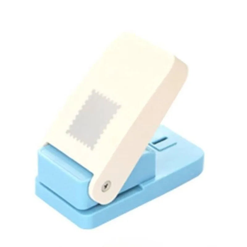 1/2/4PCS Creative Stamp Embossing Press Seal Shaped Decor Cutter for Scrapbooking Card Making Office Supplies and Gift Crafting Oasis Select Big Blue-1PC