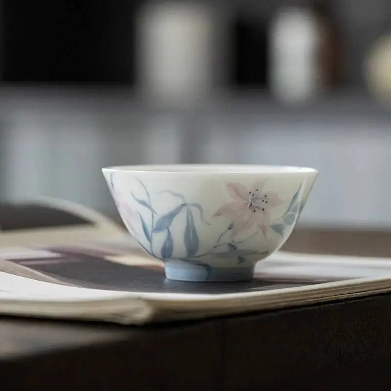 Blue And White Master Cup Kung Fu TeacupCeramic Tea Cup Oasis Select