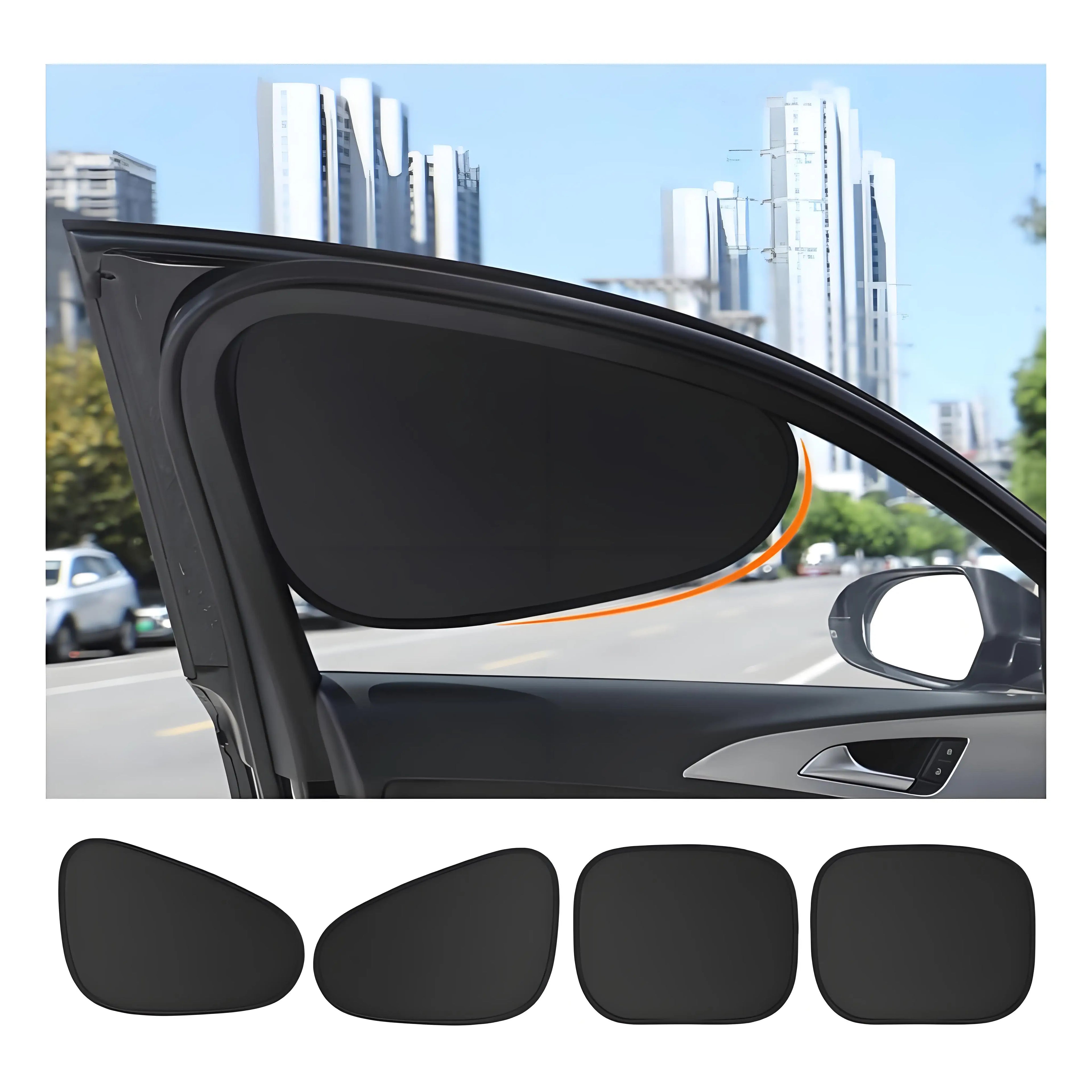 4-Layer Electrostatic Car Side Window Sun Shade | UV Blocker