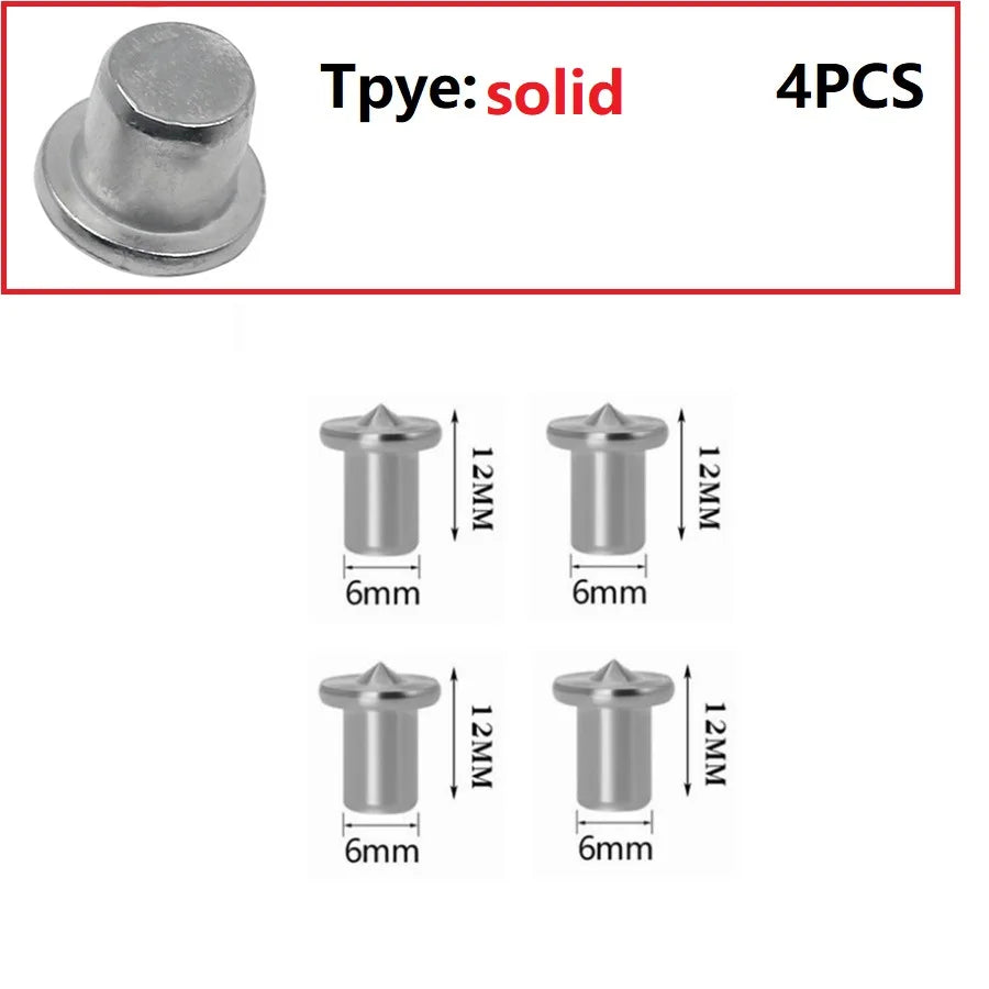 4pcs Dowel Centre Point Pin Set Wood Timber Marker Hole Tenon Center Set 6/8/10/12mm Hand Tool Parts Oasis Select solid 6mm