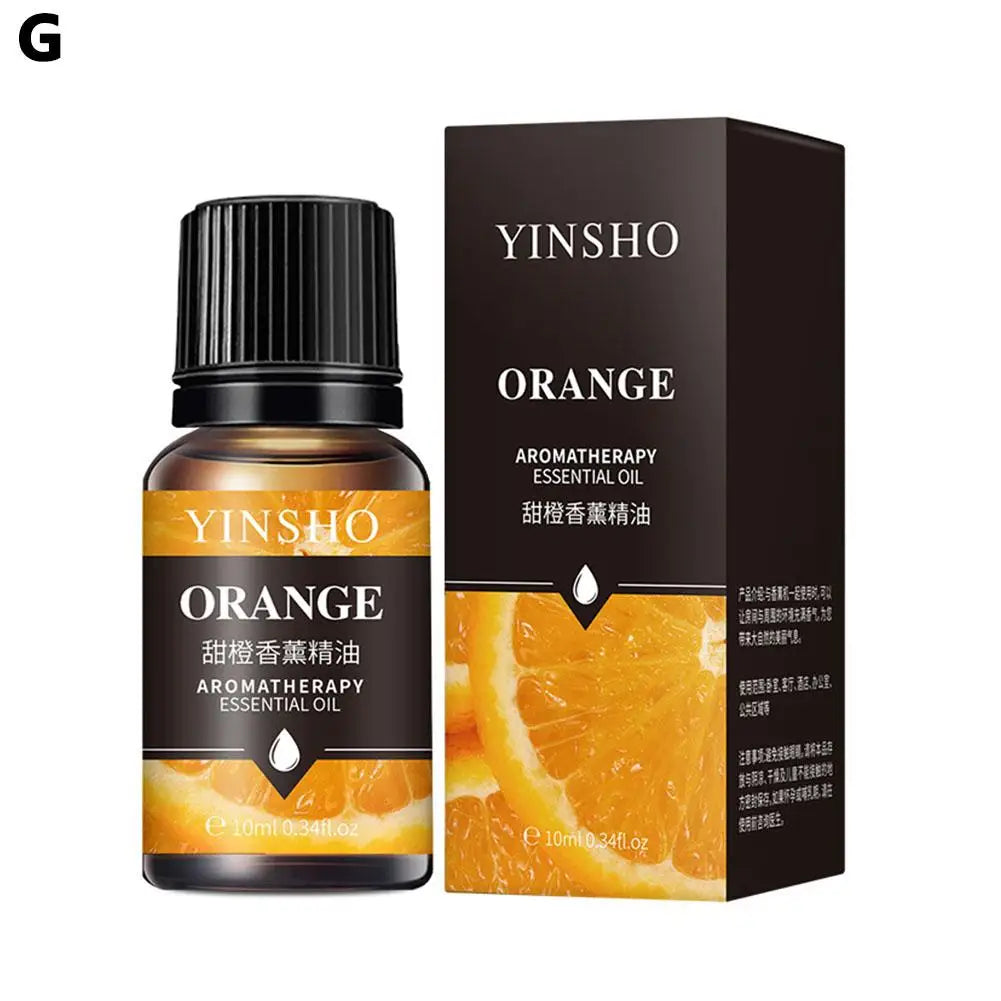 2025 NEW 10ml Essential Oils For Aroma Diffuser AirHumidifier Home Water-soluble Lavender Car Air Fresheners Perfume Refill Oasis Select Sweet Orange
