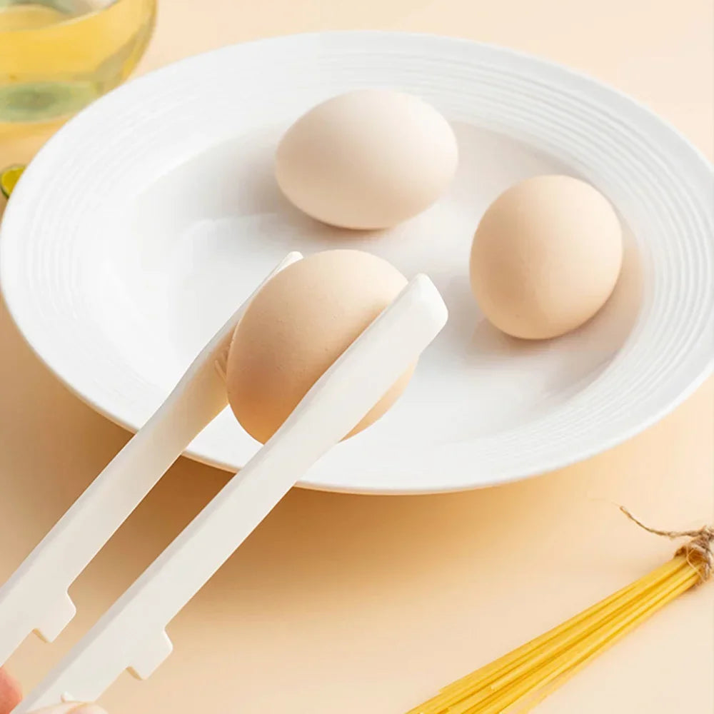 Silicone Grill Tongs Non-Stick Food Bread Clip Heat Resistant BBQ Salad Cooking Serving Clamp Steak Pasta Clip For Kitchen Oasis Select
