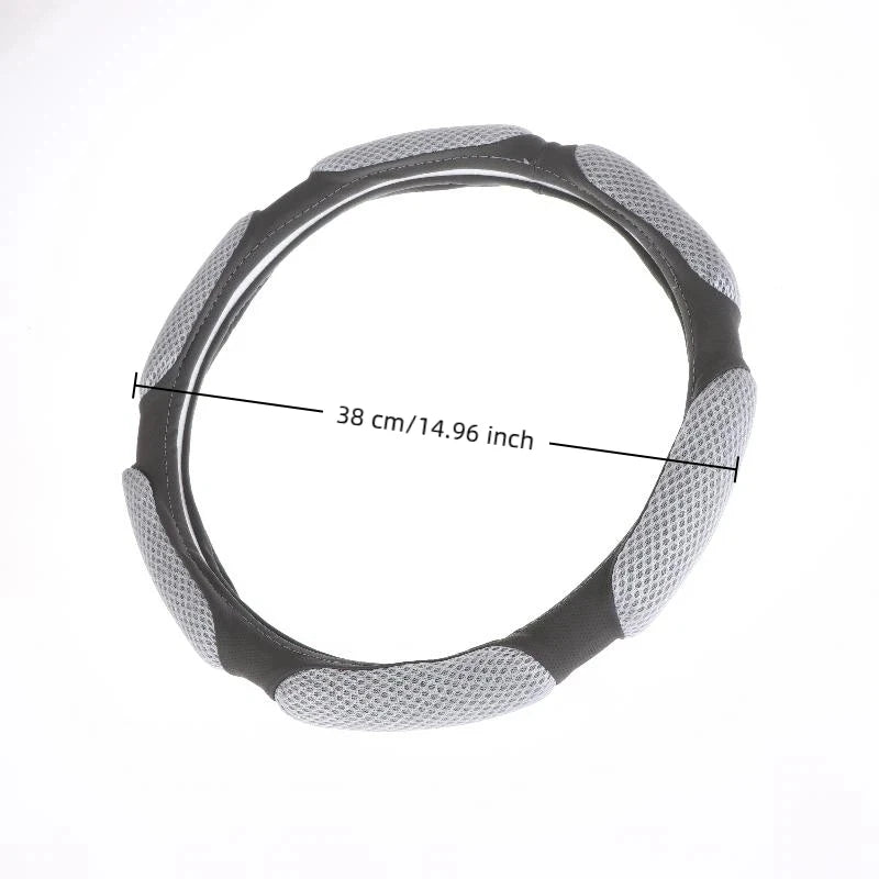 Steering Wheel Cover Suitable For 38cm Diameter Car Accessories Interior Steering Wheel Protective Decoration Universal Oasis Select