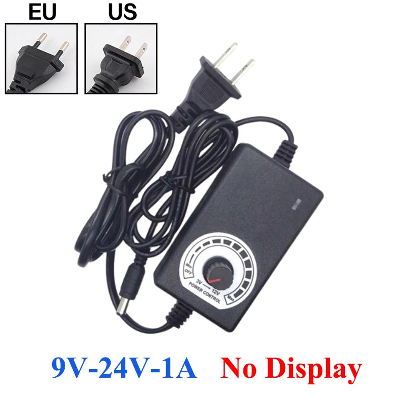 Transformer AC 220V 110V TO DC 3V 9V 12V 24V Transformers Adjustable 1A 2A 3A 5A 10A AC 220 110 V TO DC 3 9 12 24 V Transformers Oasis Select 9V-24V 1A Nodisplay EU Plug