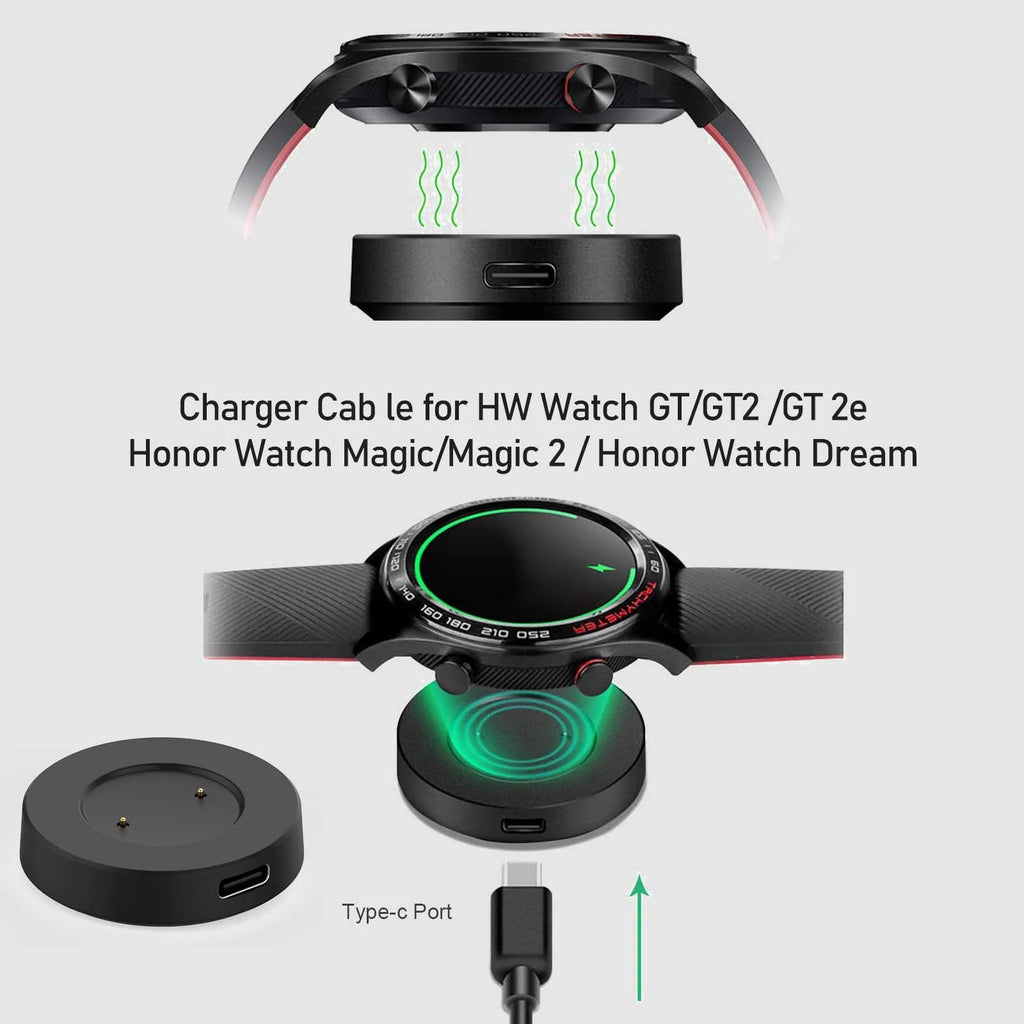 Huawei Watch GT GT2 GT2e Honor Magic USB Replacement Charger Smartwatch Charger Cable Oasis Select