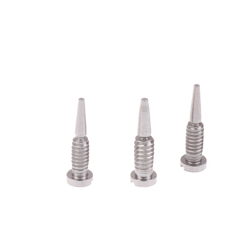 100Pcs Glasses Spring Hinge Screws Optical Eyewear Accessories Pointed End Self Aligning Screw Repair Supplies Oasis Select