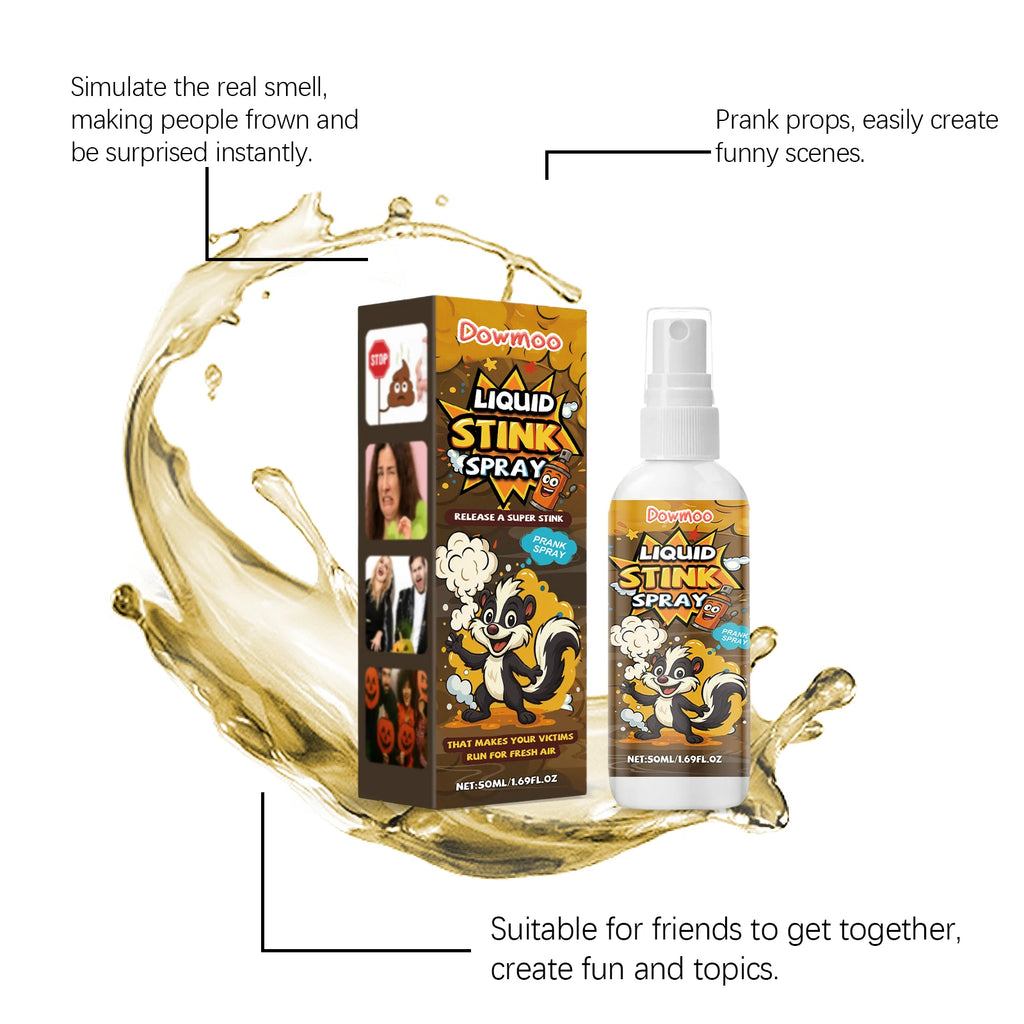 Ultra Realistic Fart Stink Spray Prank Gag Gift April Fools Day Party Joke Funny Novelty Trick Portable Pocket Size Safe Formula Oasis Select