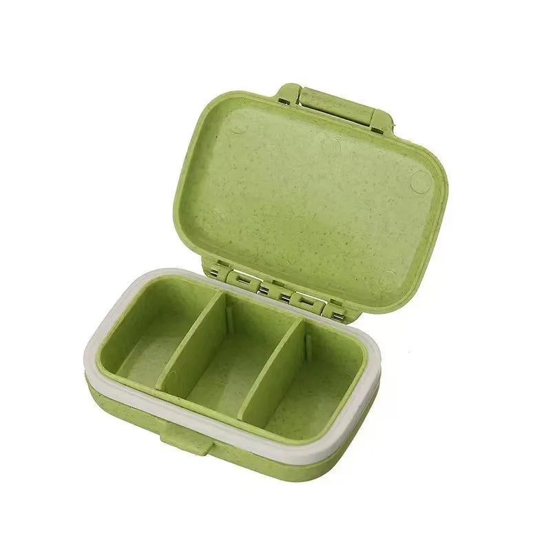1/2pcs Mini Portable Pills Organizer Case 3 Grids PillBox Tablet Storage Container Weekly Medicine Pill's Box Pill Case Oasis Select