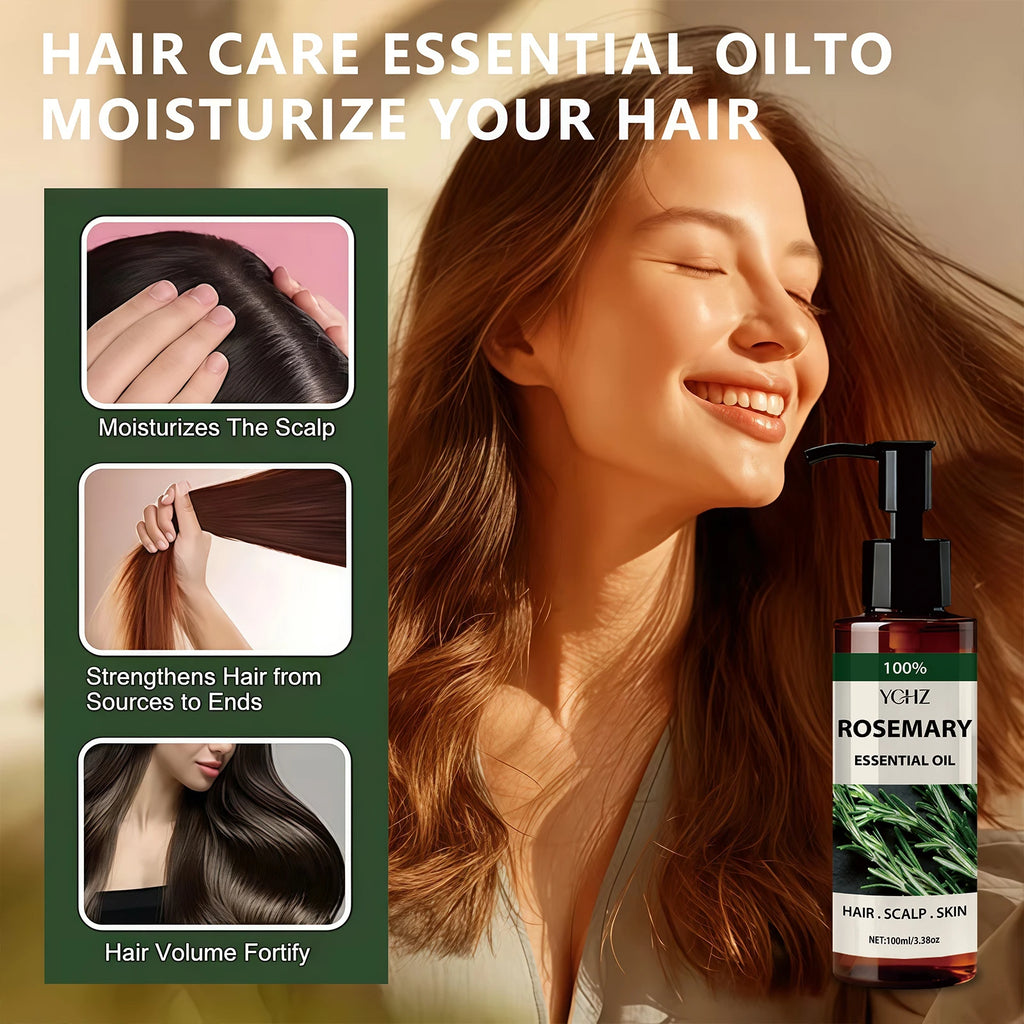 Biotin & Rosemary Hair Oil – Smooth, Moisturize & Add Shine