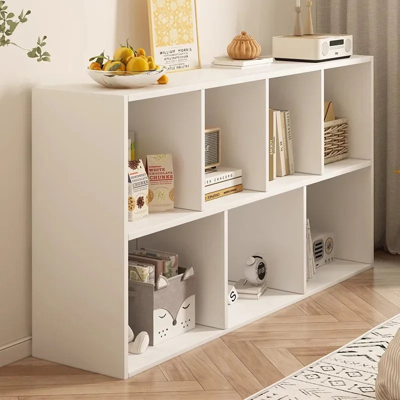 Bookcase Household Bookshelf Shelf Kindergarten School Bag Cabinet Living Room Grid Cabinet Storage Cabinet Large Capacity Oasis Select