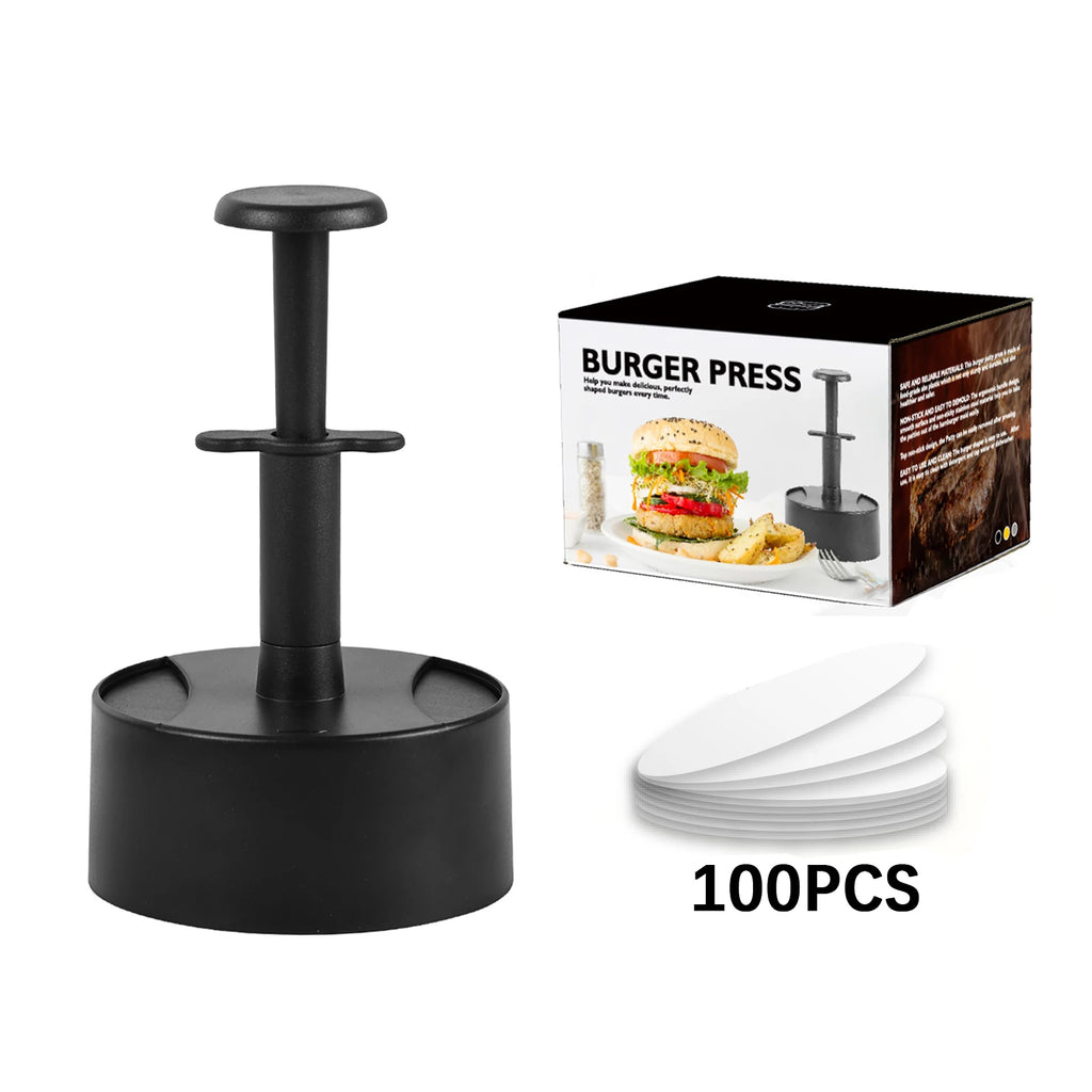 Manual Hamburger Patty Press | Food-Grade ABS Burger Mold