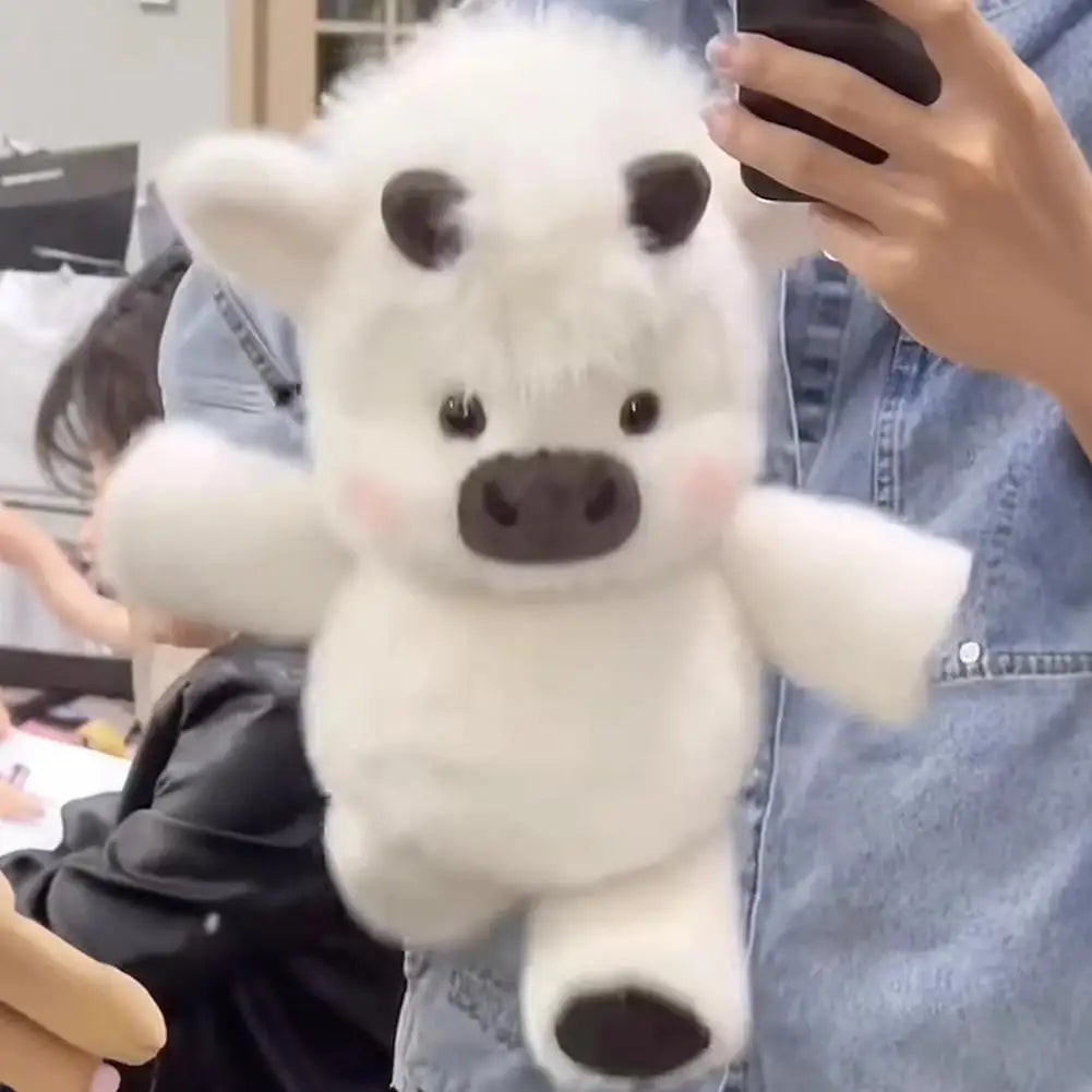 Soft Calf Pig Stuffed Animal Plush Toy Cute Animated Stuffed Animal Pillow Creative Running Pig Plush Toy Gift 17.7inch Oasis Select