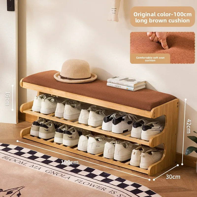 Shoe Changing Stool At Door Home Small Apartment Entering Storage