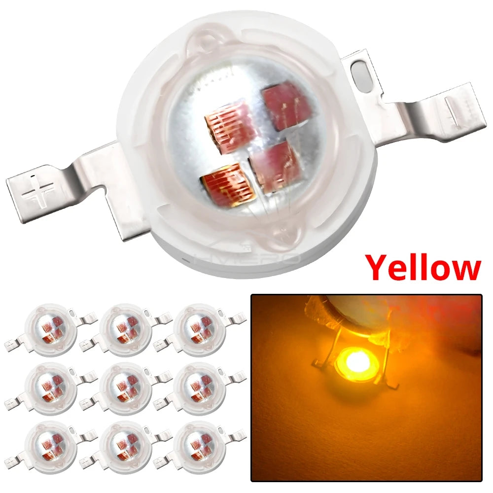 5W High Power LED Chip Bead Emitters – 6 Colors, DIY Lighting