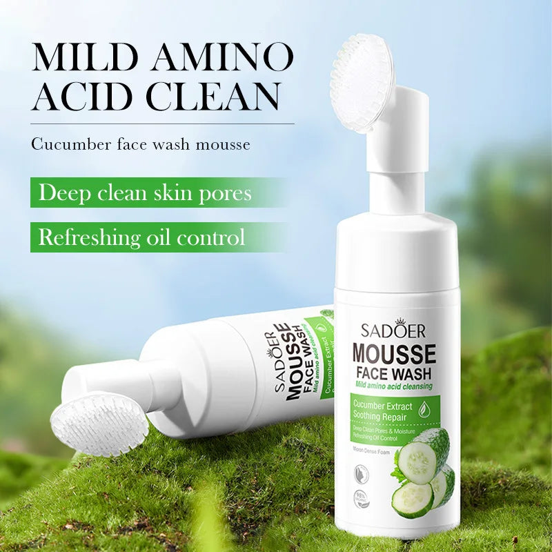 SAODER Fruit Foam Facial Cleanser – Korean Moisturizing Wash Foam Facial Cleanser Oasis Select