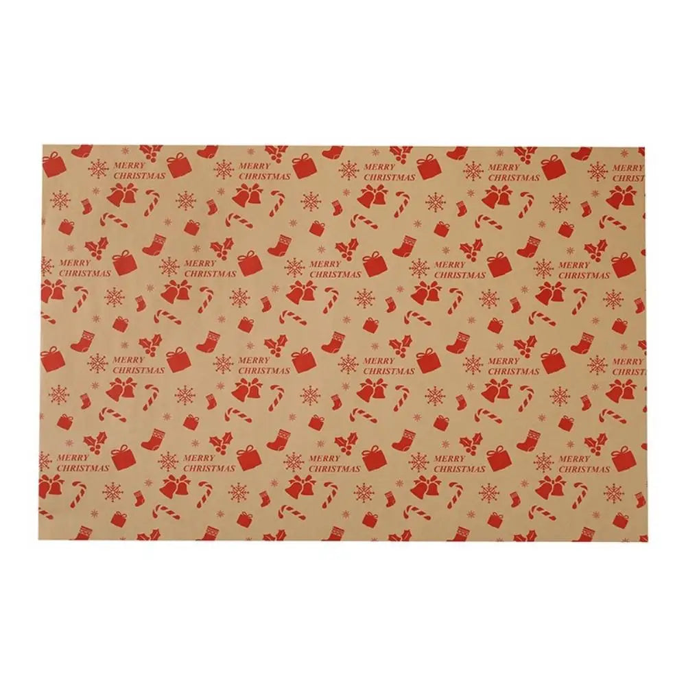 1roll Gift Wrapping Paper ChristmasTree Santa ClausWrapping Paper Birthday Gift Wrapping Paper Christmas Wrapping Paper Handmade Oasis Select Gift