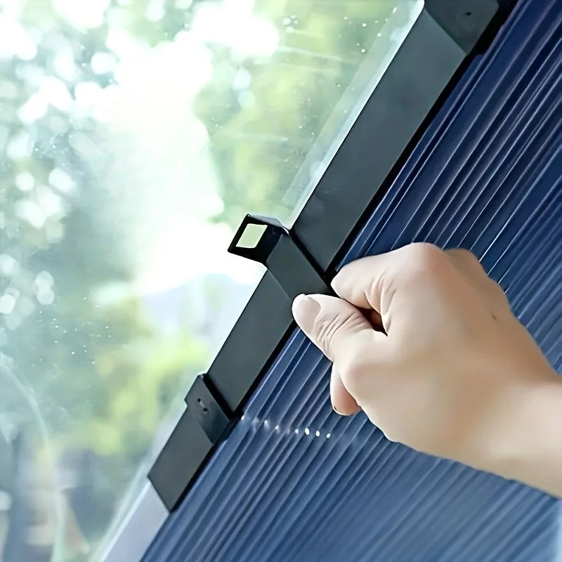 Universal Car Window Sunshade – UV Blocking Sun Visor Curtain
