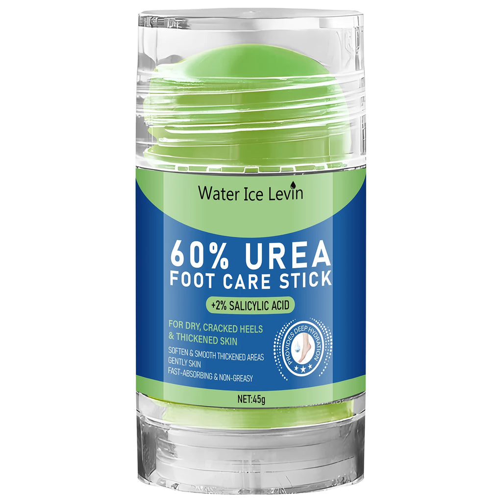Foot Care Stick for Dry Cracked Heels,Softening & Smoothing Formula with Salicylic Acid & Urea,Fast Absorbing,Non-Greasy Oasis Select green 45g