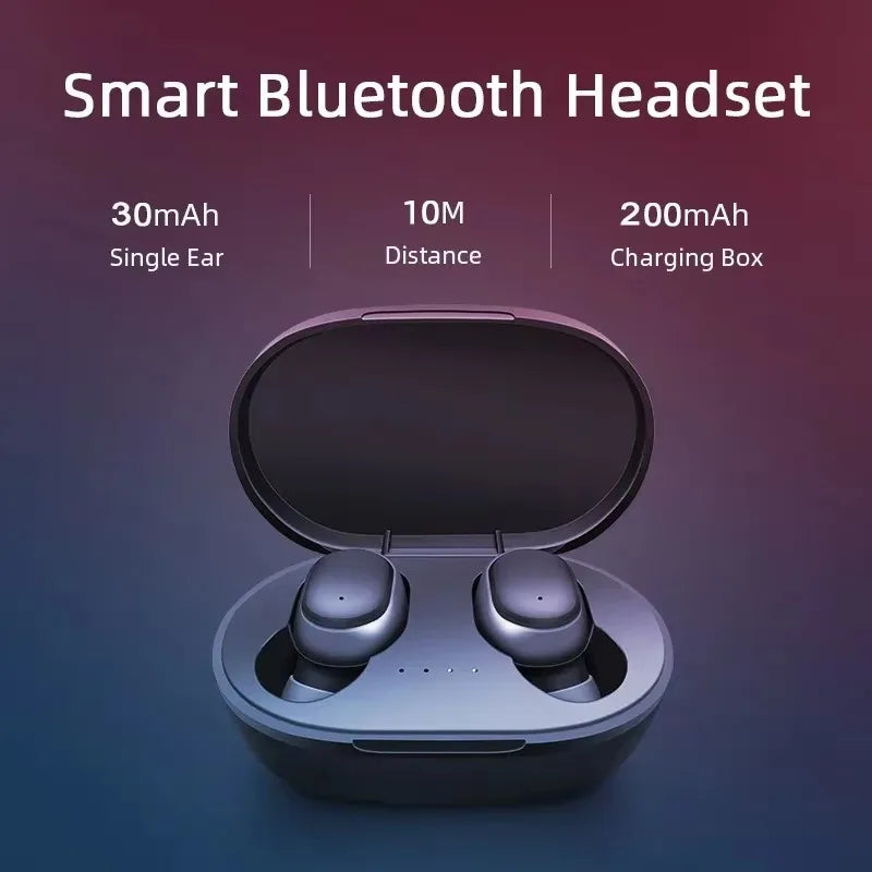 NEW A6S Wireless Headphones Fone Bluetooth Earphones Mini Earbuds with Mic Charging Gaming Headset Oasis Select