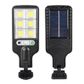 72COB Solar Outdoor Led Courtyard Wall Lamp Human Body Induction Garden Terrace Garage Door Street Lamp Oasis Select black JX616