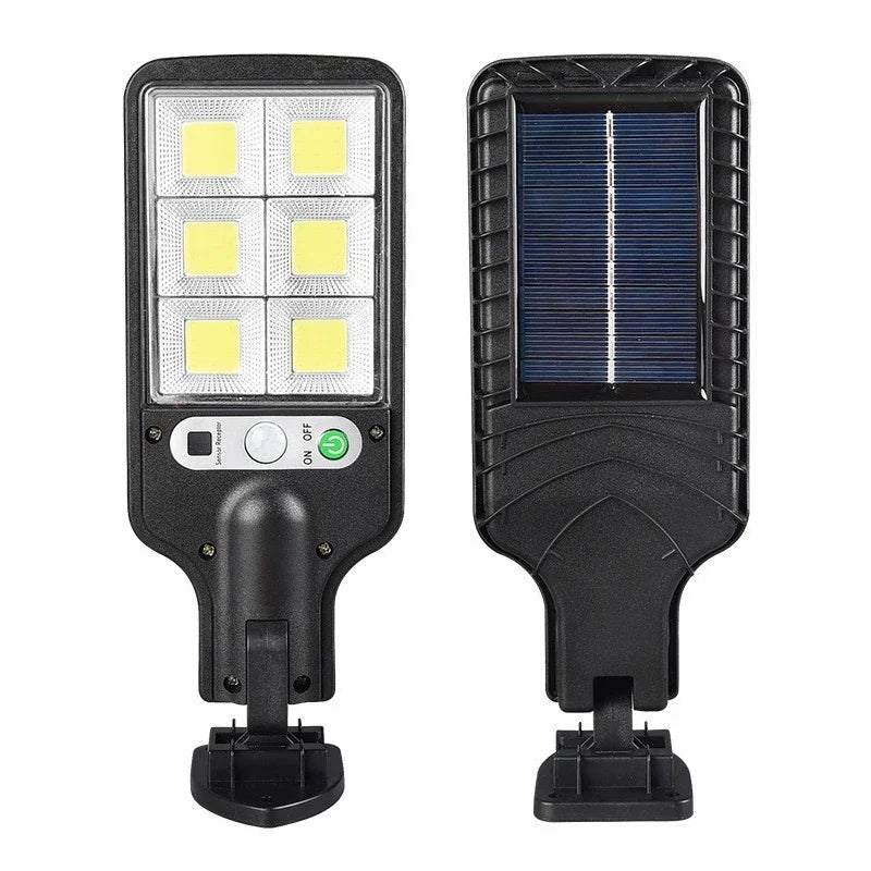 72COB Solar Outdoor Led Courtyard Wall Lamp Human Body Induction Garden Terrace Garage Door Street Lamp Oasis Select black JX616