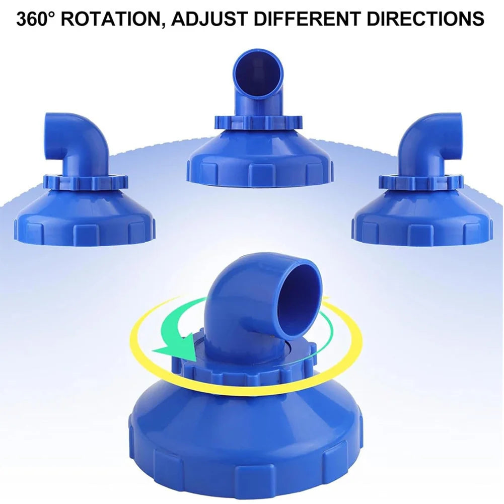 Pool Jet Nozzles 360 Degree Rotatable Pool Inlet Nozzle Swimming Pool Return Jet for Intex Outlet Pool Nozzle Oasis Select