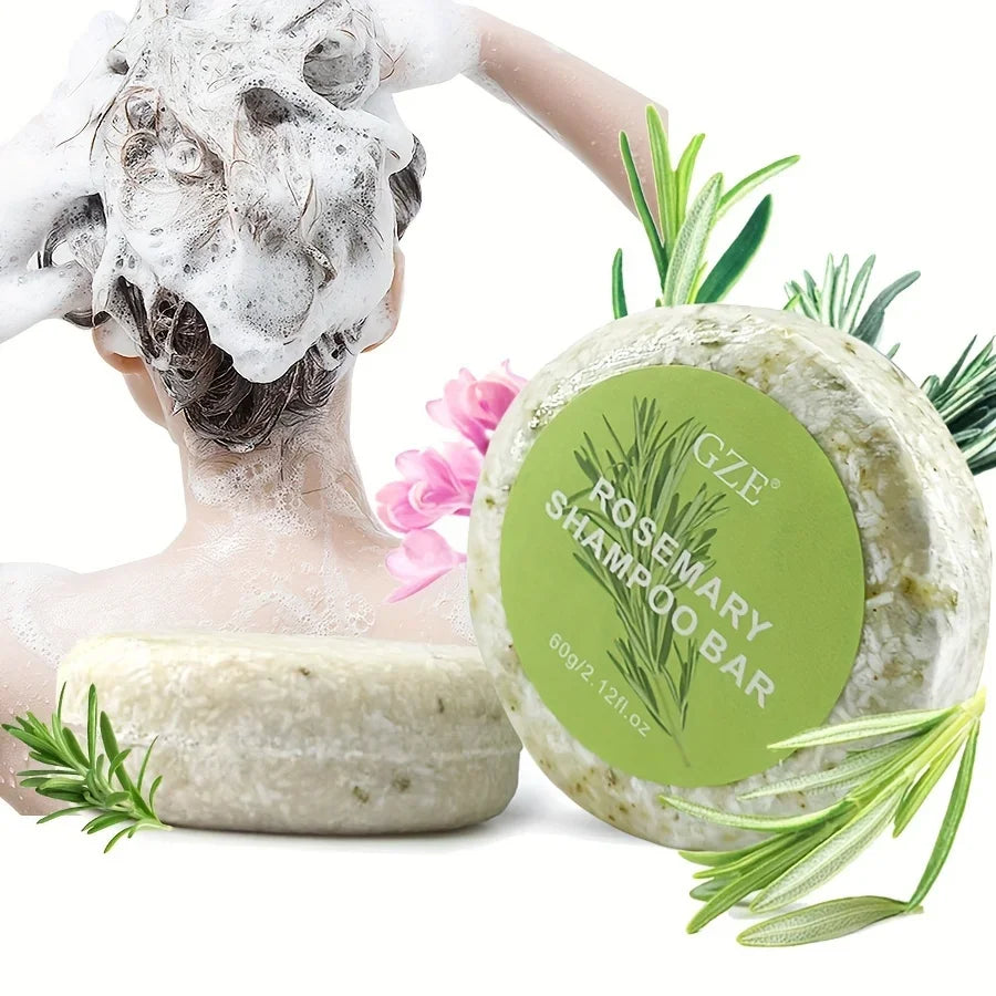 GZE Rosemary Shampoo Bar – Strengthening Cleanser, All Hair