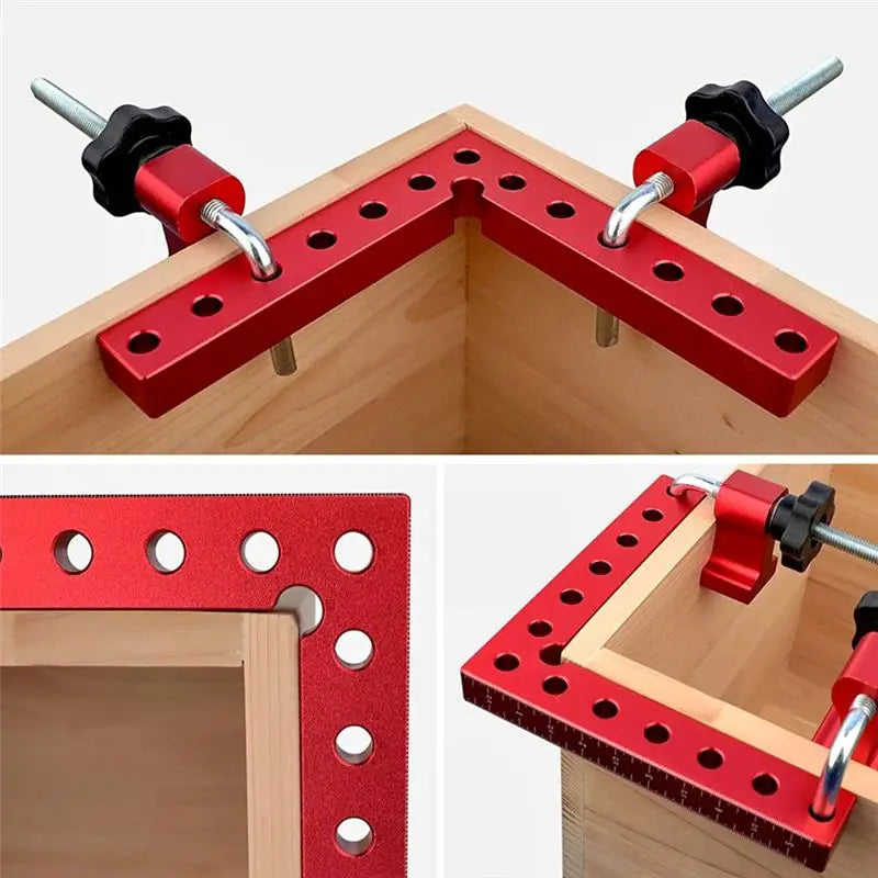 LIKE WISH 3 Pieces Of Woodworking Right-Angle Fixture Right-Angle Fixing Clamp L-Shaped Auxiliary Fixture Oasis Select