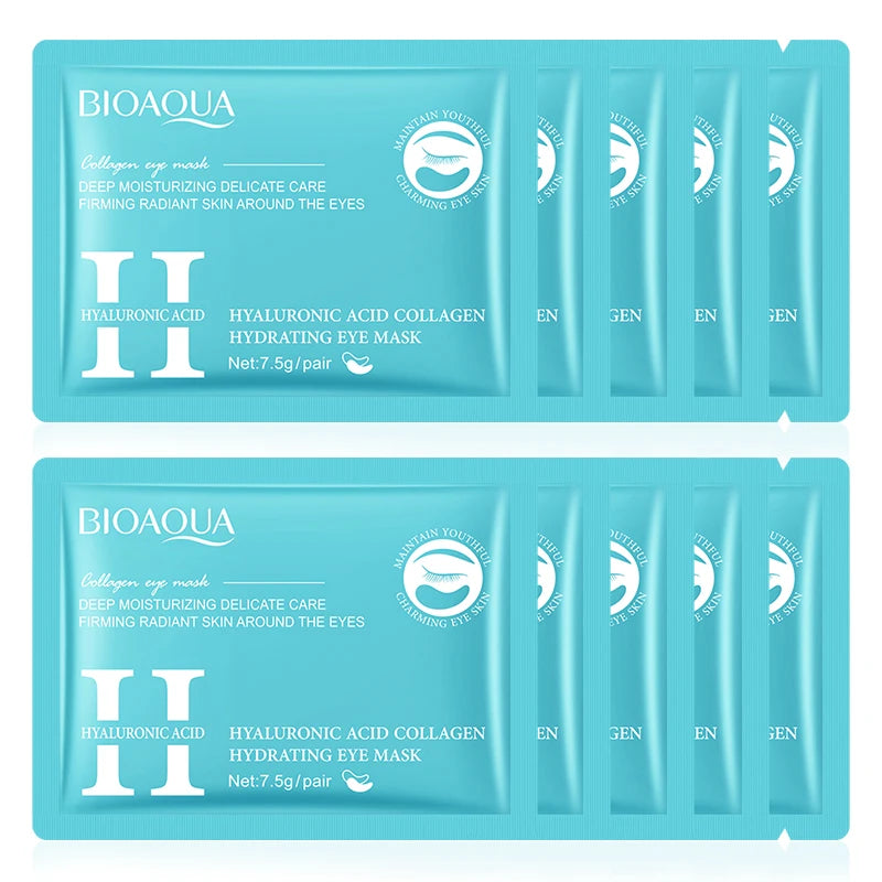 BIOAQUA Retinol Collagen Eye Mask – Dark Circles & Wrinkles Eye Treatment Mask Oasis Select Hyaluronic Acid 10p