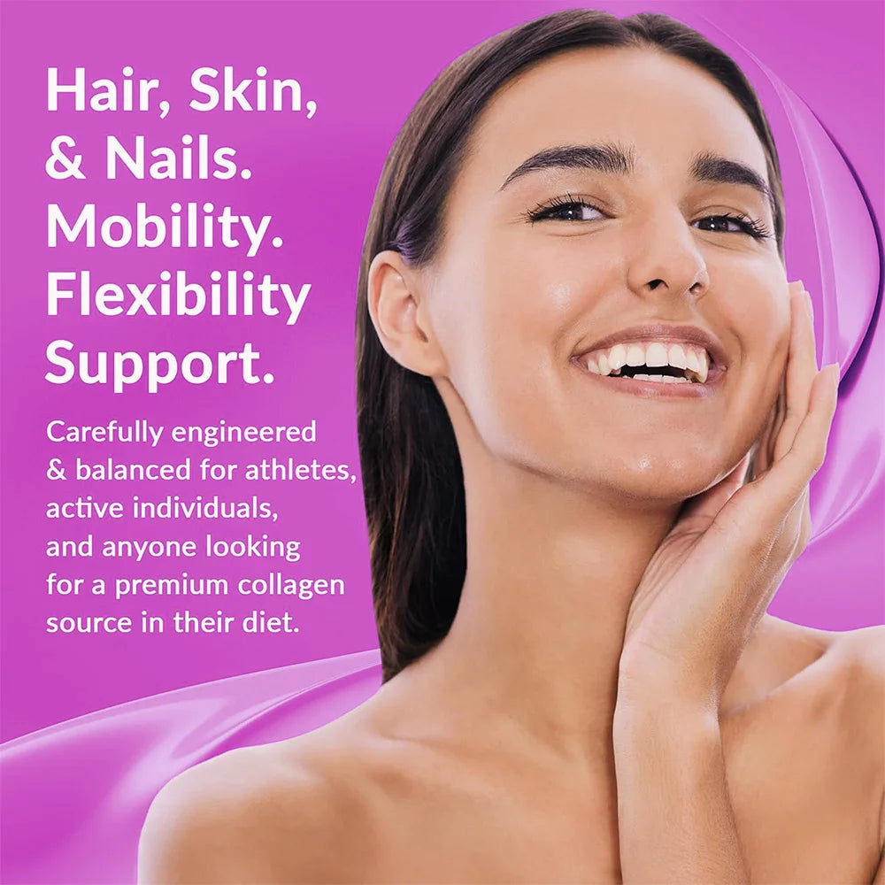 Multi Collagen Capsules Type I II III V X – Skin Hair Nails