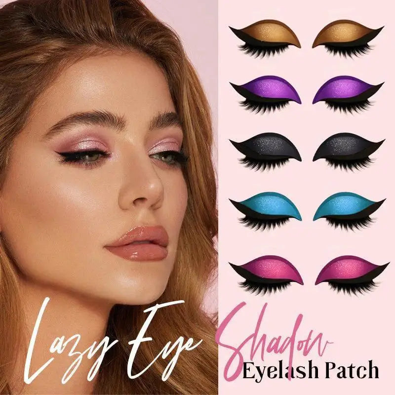 2 In 1 Eyeshadow Party Makeup Easy Use Reusable Self Adhesive With Eyelash Waterproof Eyeliner Sticker Cosmetic Oasis Select