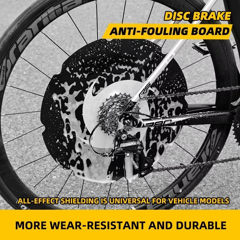 Anti-fouling Motorcycle Washing Disc Brake Cleaning Protection Cover Ultralight Bicycle Washing Disc Guard Bike Accessories Oasis Select