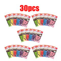 6/12/24/36pcs Mix Car Air Freshener Natural Scented Tea Paper Auto Hanging Perfume Fragrance Leaf Shape Car Accessories Oasis Select 30pcs