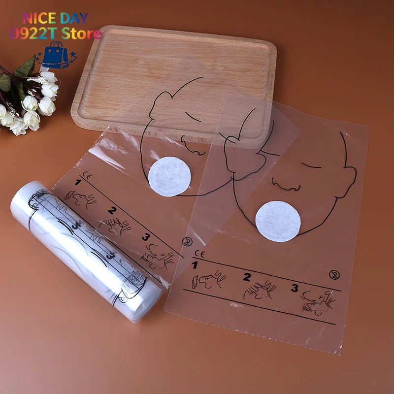 30/60PCS Portable Breathing Mask Disposable CPR Training First Aid Resuscitator Mask CPR Face Shield Roll Rescue Kit Tool@#X Oasis Select