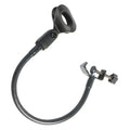 Iron Desk Mic Stand Universal Hose Shelves with Heavy Duty Desk Clamp Microphone Stand Mic Clip Holder Mic Arm Desk Mount Oasis Select black