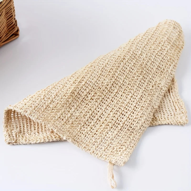 Cotton & Linen Exfoliating Scrub Towel | Face & Body Bath Cloth Exfoliating Scrub Cloth Oasis Select
