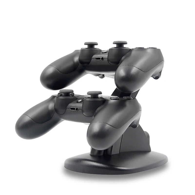 PS4 Dual Controller Charging Dock Stand with LED Indicator