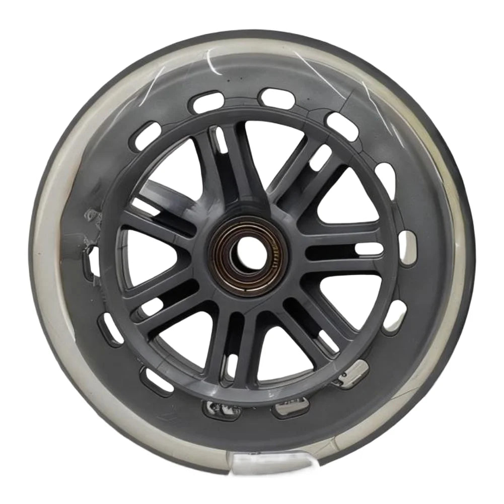 Black PU Scooter Wheel 120mm With Bearings For Electric Skateboard Inline Skates Replacement Parts Outdoor Sports Accessories Oasis Select transparent 125x24