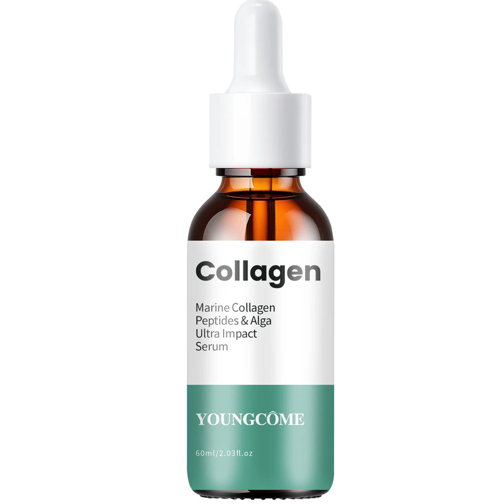 Collagen Peptide Facial Serum, Marine Collagen & Hyaluronic Acid, Daily Firming Lifting Serum for Wrinkle Reduction, Diminishes Oasis Select 60ml