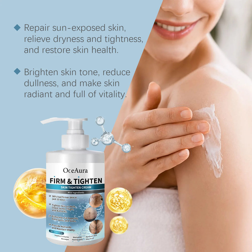 OceAura Collagen Body Firming Cream – Anti-Aging & Lifting Body Firming Cream Oasis Select