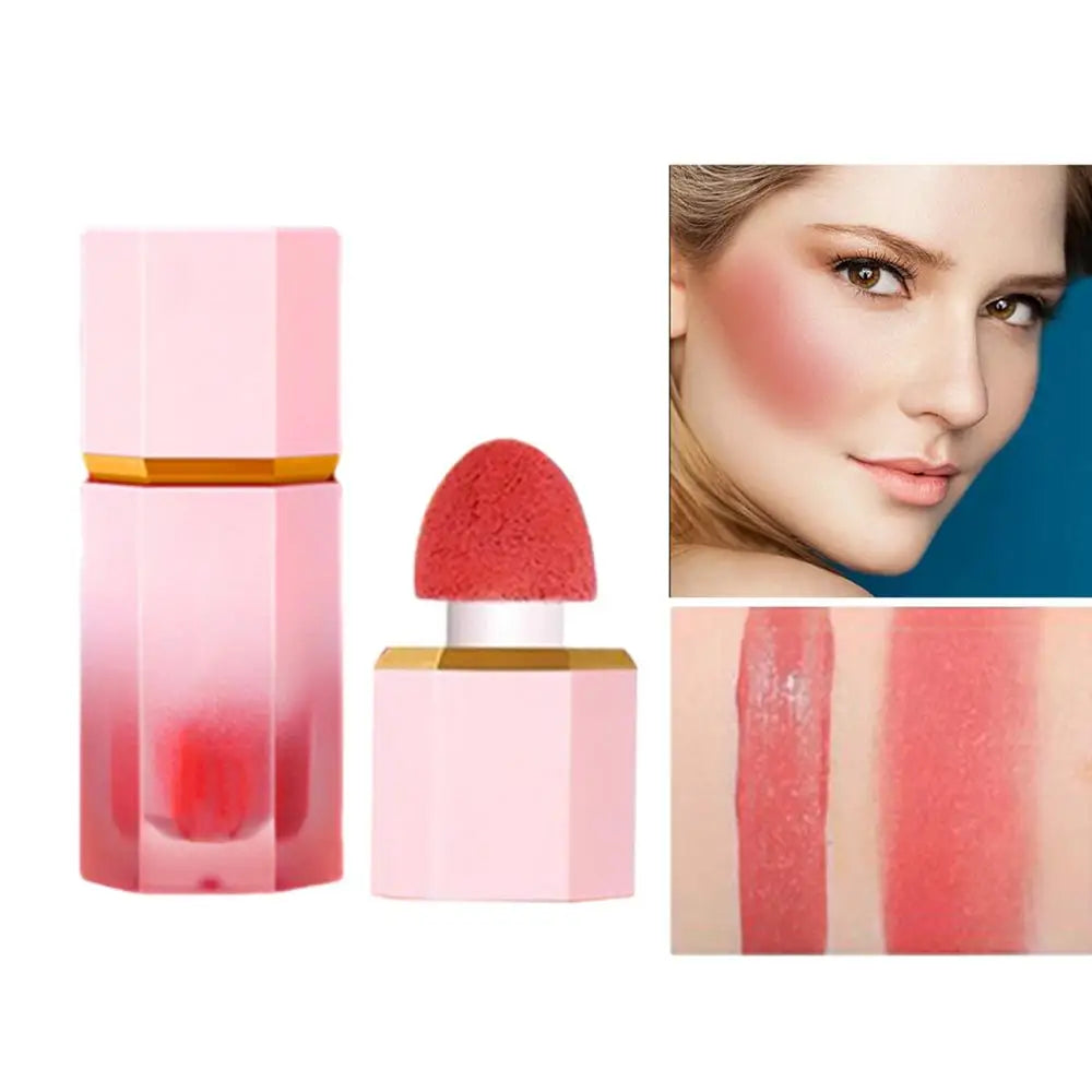 Cheek Liquid Blush With Cushion Liquid Illuminator Face Highlighter Long Lasting Natural Skin Tint Face Blush Wand Creamy Blush Oasis Select 03 China Mainland
