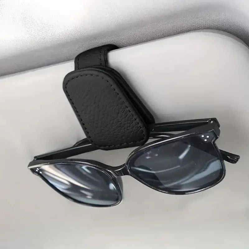 Car Sun Visor Glasses Case Holder Sunglasses Clip Ticket Card Clip Multifunction Portable Clip Auto Interior Accessories Oasis Select