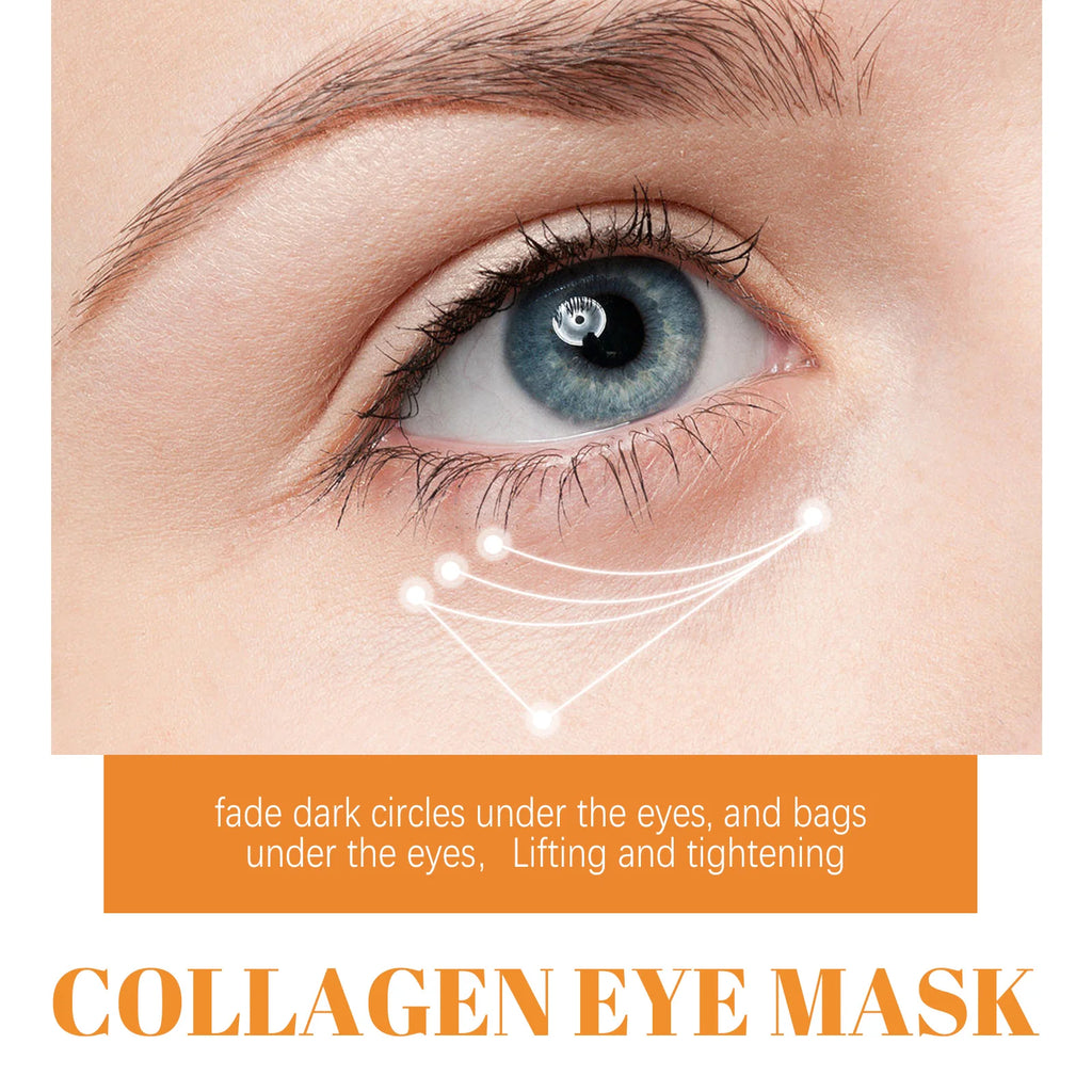 Collagen Eye Masks 10-Pack – Dark Circles & Wrinkles Eye Mask Patches Oasis Select