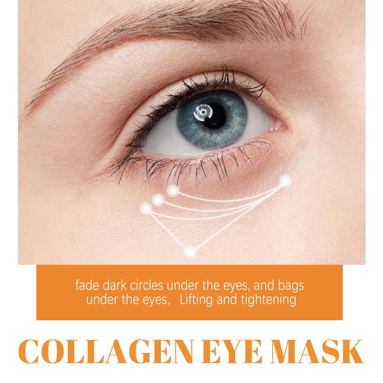 Collagen Eye Masks 10-Pack – Dark Circles & Wrinkles Eye Mask Patches Oasis Select