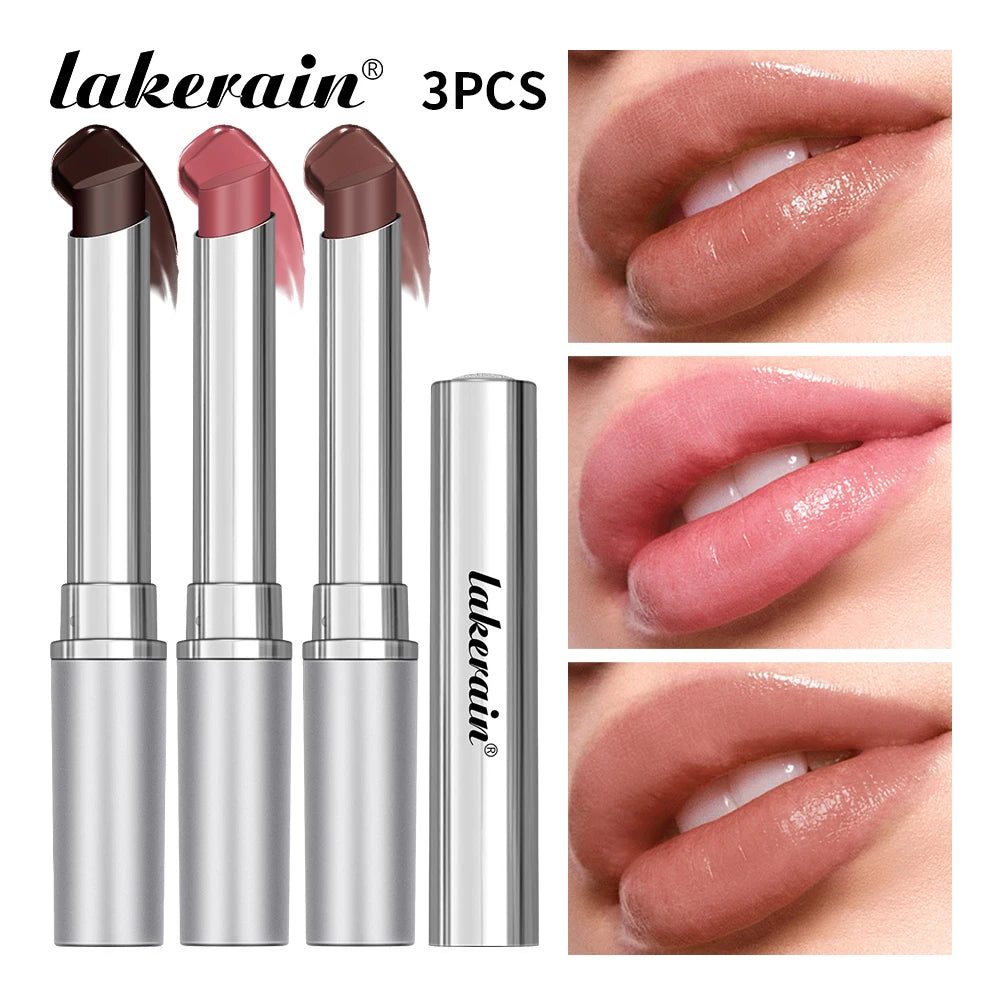Long Lasting Moisturizing Lipstick Natural Lip Plumper Makeup Lip Plumping Gloss Cosmetics Exfoliating For Lip Care Product Oasis Select 3 colors