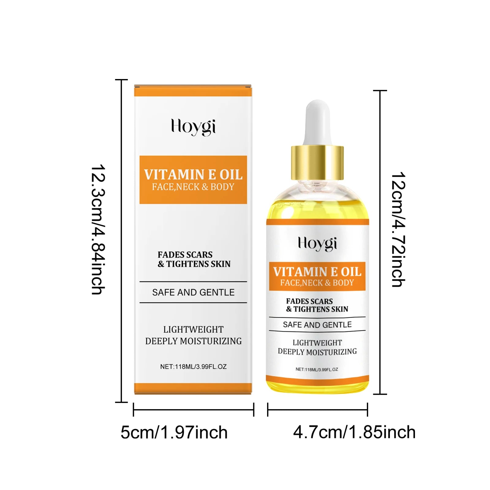 Hoygi Vitamin E & Hyaluronic Acid Moisturizing Body Oil 118ml Moisturizing Skin Oil Oasis Select